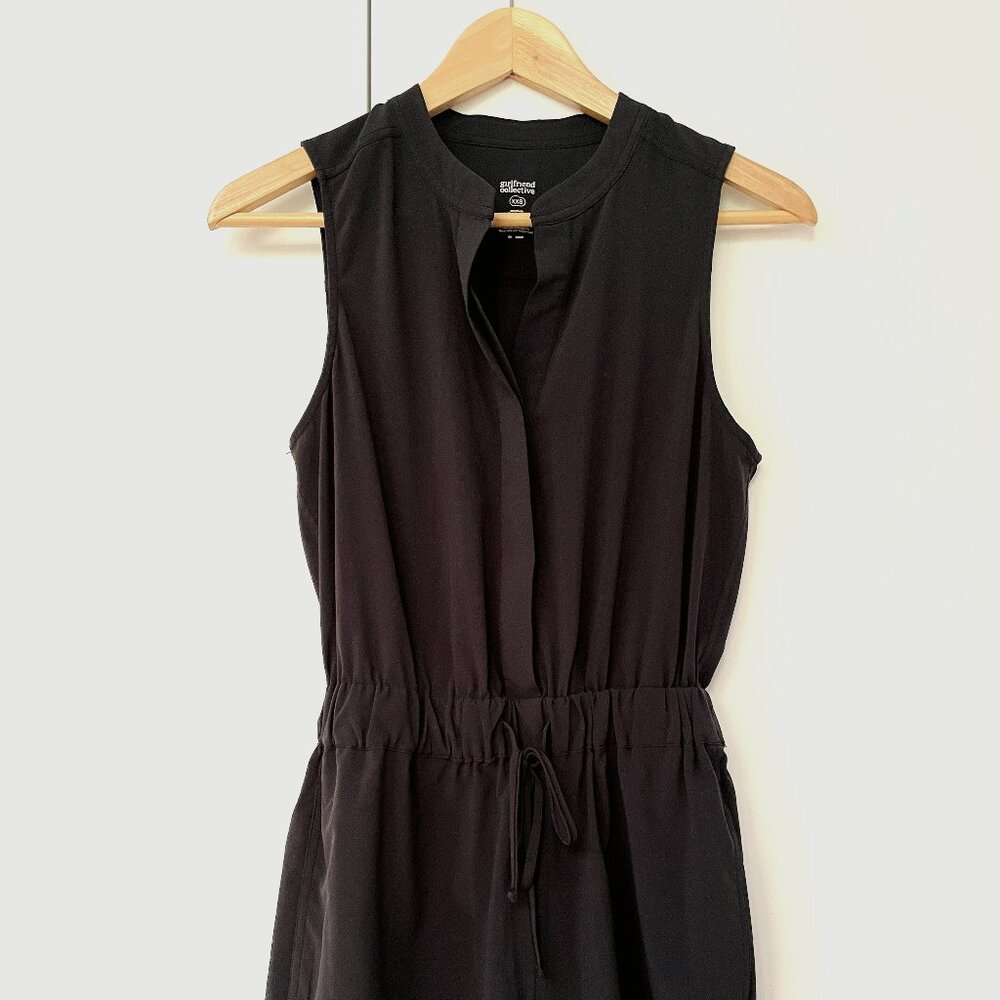Girlfriend Collective Stretch Woven Sleeveless Romper XXS